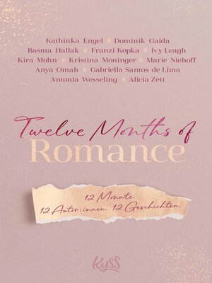 cover image of Twelve Months of Romance